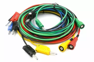 Oscilloscope Lead Set 3m Retractible Banana Plugs